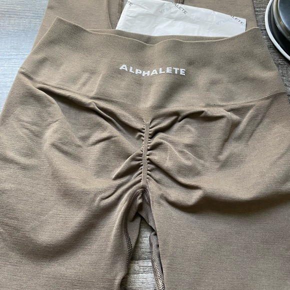 NWT Amplify Alphalete Mocha leggings - Picture 7 of 7